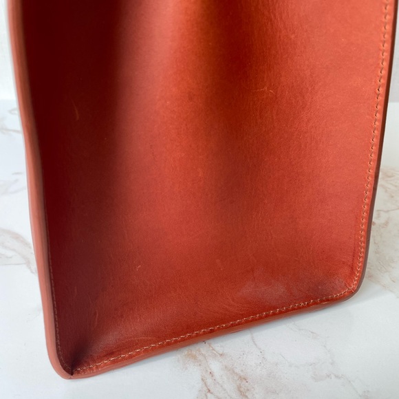 Mansur Gavriel Caramel Leather Tote. - Picture 7 of 16